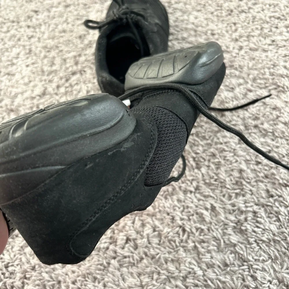 Black Split Sole Dance Sneakers Jazz Hip Hop Practice Shoes Size 10‎